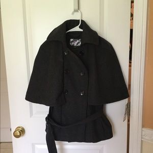 Charcoal Kush lady’s pea coat